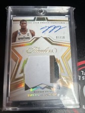 2022 Flawless Jaren Jackson Jr. Vertical Patch Auto Gold /10 Game Worn