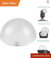 AK-R11 Diffuser Dome for Round Flash Heads - Easy Installation Quality Light