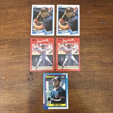 JOEY BELLE ALBERT BELLE ROOKIE 5 CARD LOT 1990 Topps Donruss Fleer