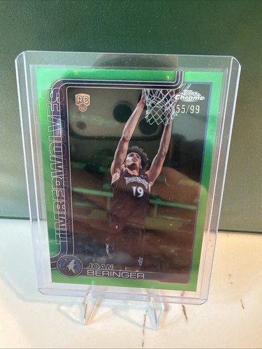 2025-26 Topps Chrome - Joan Beringer #267 Green Refractor /99 (RC)
