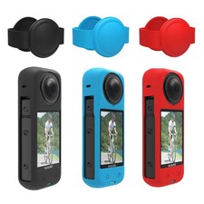 Accessories For Insta360 X4 Camera Silicone Protective Cover Case w/Lens Cap Set