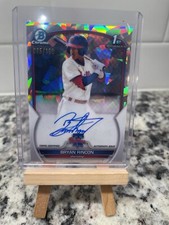 2023 Bowman Chrome #CPA-BRN Bryan Rincon Chrome Atomic Refractor Auto #/100