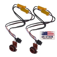 2x 3157 Led 50w 6ohm Load Resistor Adapter Anti Hyper Flashing Error Canceler
