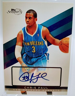 2008-09 Topps Signatures Auto- Chris Paul /649 New Orleans Hornets