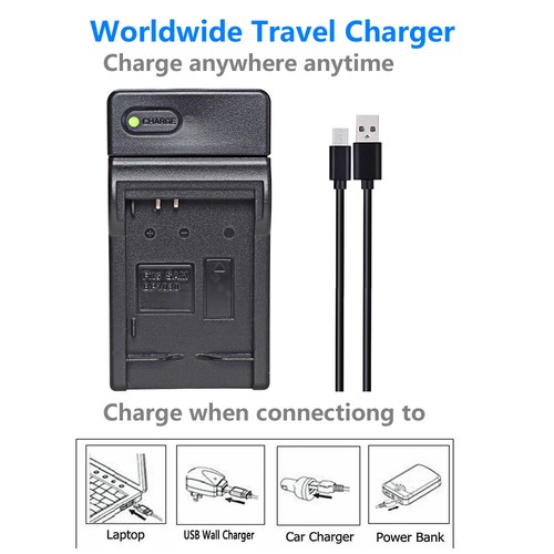 Battery or Charger for Samsung NX200 NX210 NX300 NX1000 NX1100 NX2000 BP-1030 - Picture 43 of 45