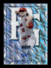 JADEN NOOT 2021 LEAF ALL-AMERICAN CLASSIC MARBLE MASTERPIECE AUTO #1/1 BF3405