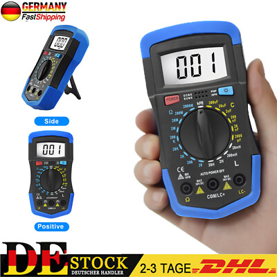 Handheld Kapazitaetsmessgeraet Kondensator Meter with LCD Hintergrun 1999 zählt
