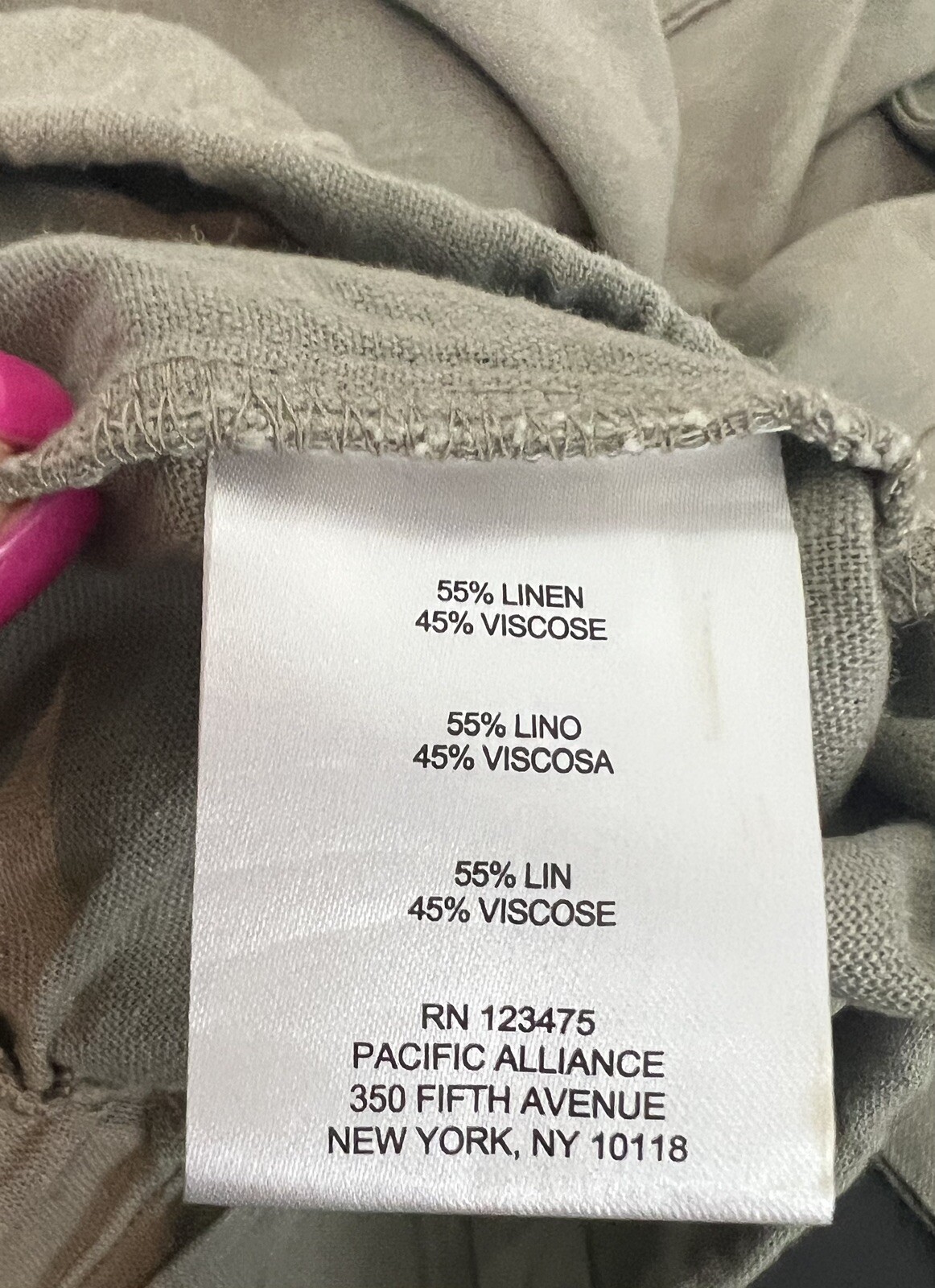 Ellen Tracy Linen Drawstring Pants - image 5