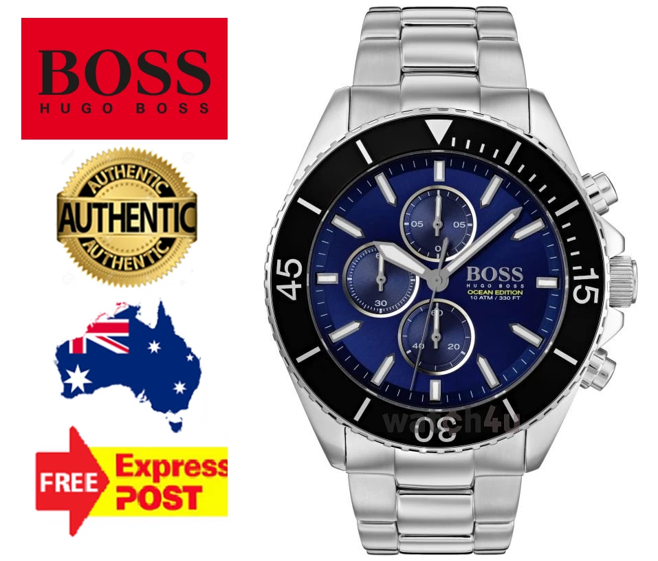 Hugo boss ocean edition cheap watch black
