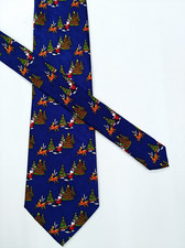 357 CAPE COD NECKWEAR HOLIDAY TIES MEN'S TIE 100 SILK MADE IN CHINA