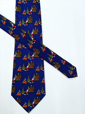357) CAPE COD NECKWEAR (HOLIDAY TIES) MEN'S TIE  100% SILK  MADE IN CHINA