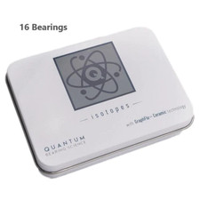 Quantum Isotope Ceramic Hybrid Series 16-Pk Skate Skateboard Longboard Bearings