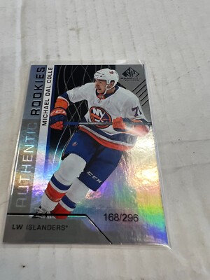 Michael Dal Colle 2018-19 Upper Deck SP Game Used Rookie #188 #168/296 NrMt