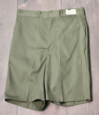 Men's VTG 1960s NOS Green Cotton Shorts Sz 29 60s Boy's 18