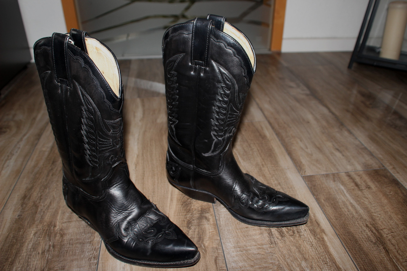 Unisex Cowboystiefel Stiefel Westernstil schwarz Sendra 2560 Gr. S Stiefel #H14 Unisex Cowboystiefel Stiefel Westernstil schwarz Sendra 2560 Gr. S Stiefel #H14