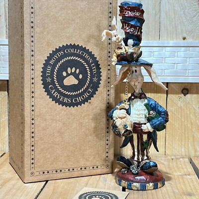 Boyds Bears Walter T Goodlife -Live Well-Carvers Choice -Retired Limited Edition