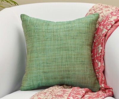 textured pillow covers living room handmade green pillow covers sofa pillows 2pc