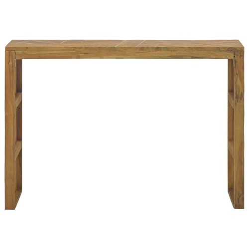 NNEVL Console Table 110x35x75 cm Solid Teak Wood - Picture 2 of 8