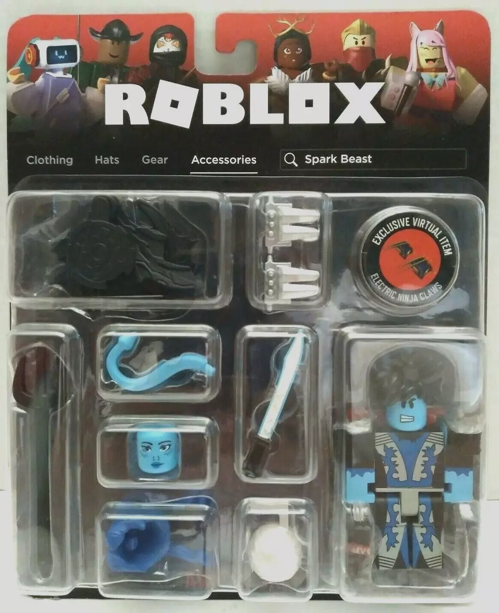 Roblox Avatar Shop Series Collection - Spark Beast Figure Pack [Includes  Exclusive Virtual Item] 