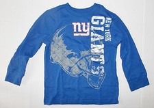 NFL Team Apparel New York Giants Boys Longsleeve T-Shirt Sizes XS 4  S 5-6 NWT