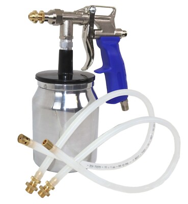 Bed Liner Spray Gun With Flexible Undercoating Spray Wand And