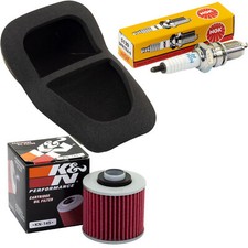 Kit Filtro Aria Filtro Olio Candela per Yamaha XT 600 Z Tenere 3AJ 1988-91 Manutenzione