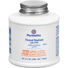 Permatex Thread Sealant with PTFE 4 oz. for Temperature Sending Fittings 80632
