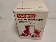 New Vintage Waring Ice Cream Parlor CF520-1 White - New Old Stock