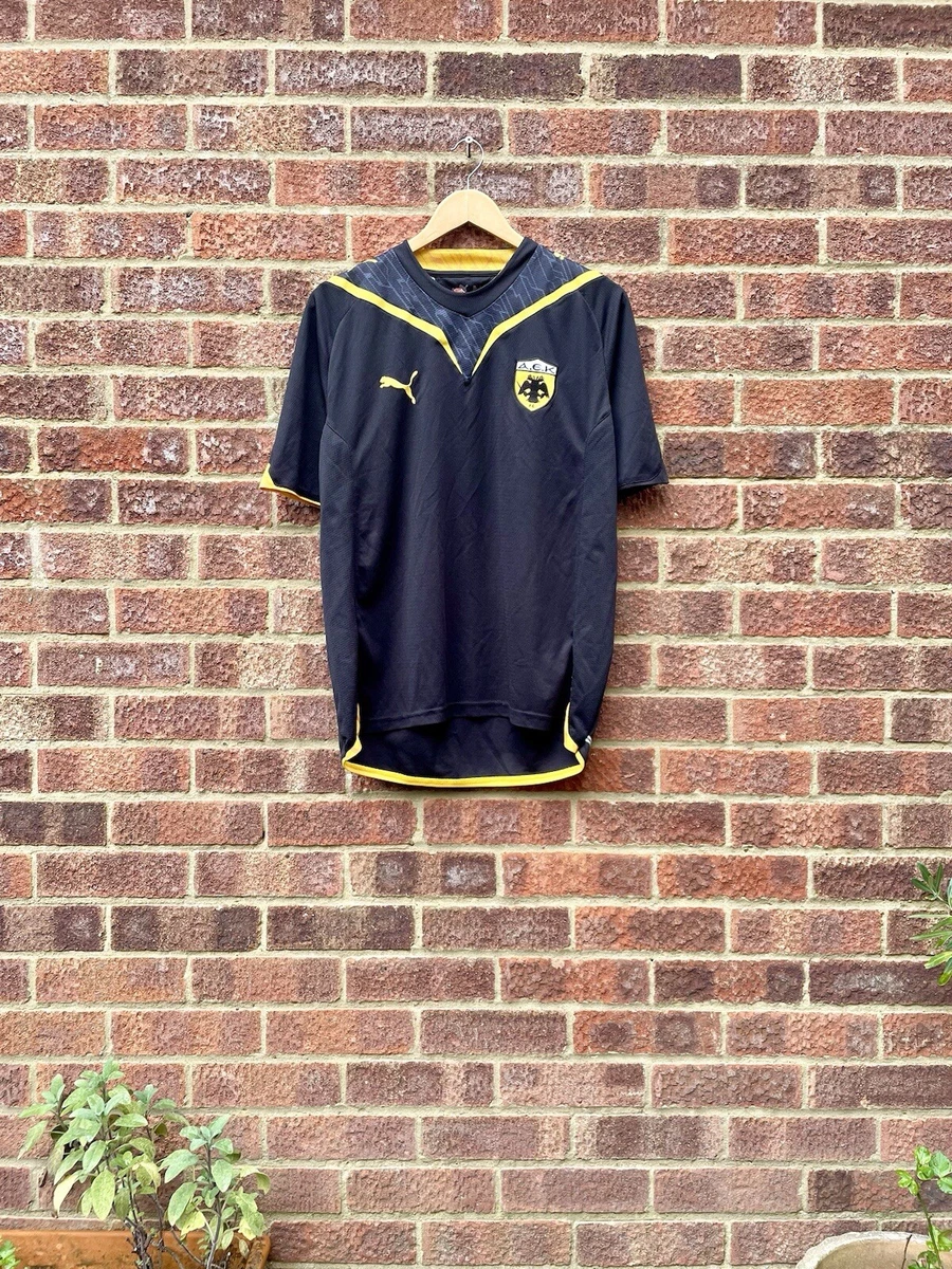 Maillot AEK Athens 2009-10 – Puma, Taille L Adulte, état Très Bon (5,5/6)