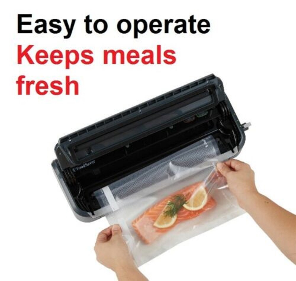 SUNBEAM Food Vacuum Sealer Storage Machine Marinator with bonus bags