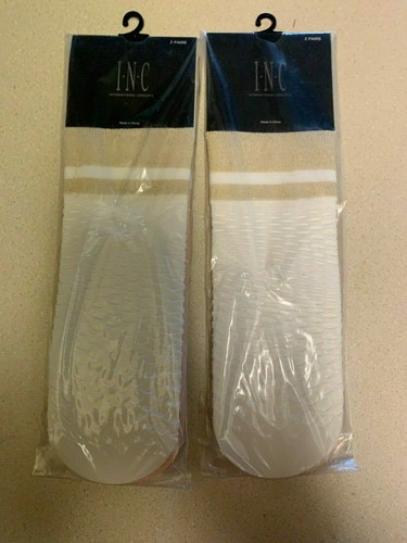 INC International Concepts INC Women's 2-Pack Varsity Fashion Socks - Picture 4 of 4