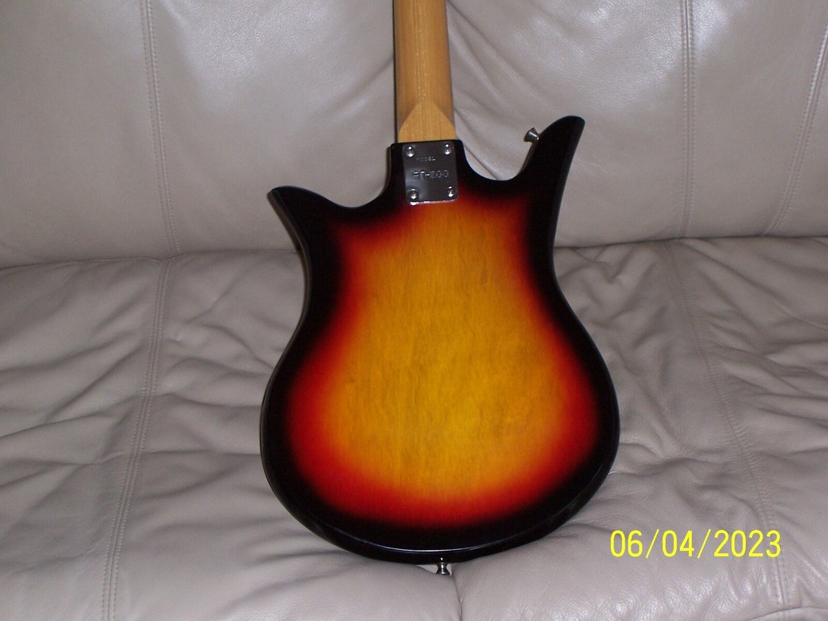 Vintage 60's-70's Checkmate electric guitar Sunburst Teisco looks
