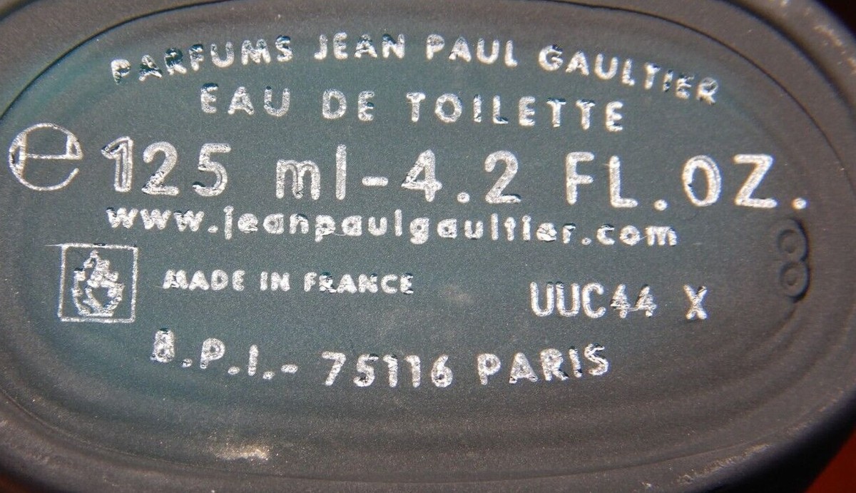 Le Male By Jean Paul Gaultier EDT 4.2oz - 125ml Men's EDT Vintage