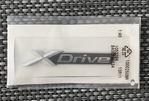 Original Nuevo Estilo SET XDRIVE BOOT BADGE Emblema Trasero Para Serie 1 y Serie 7 - Imagen 6 de 6