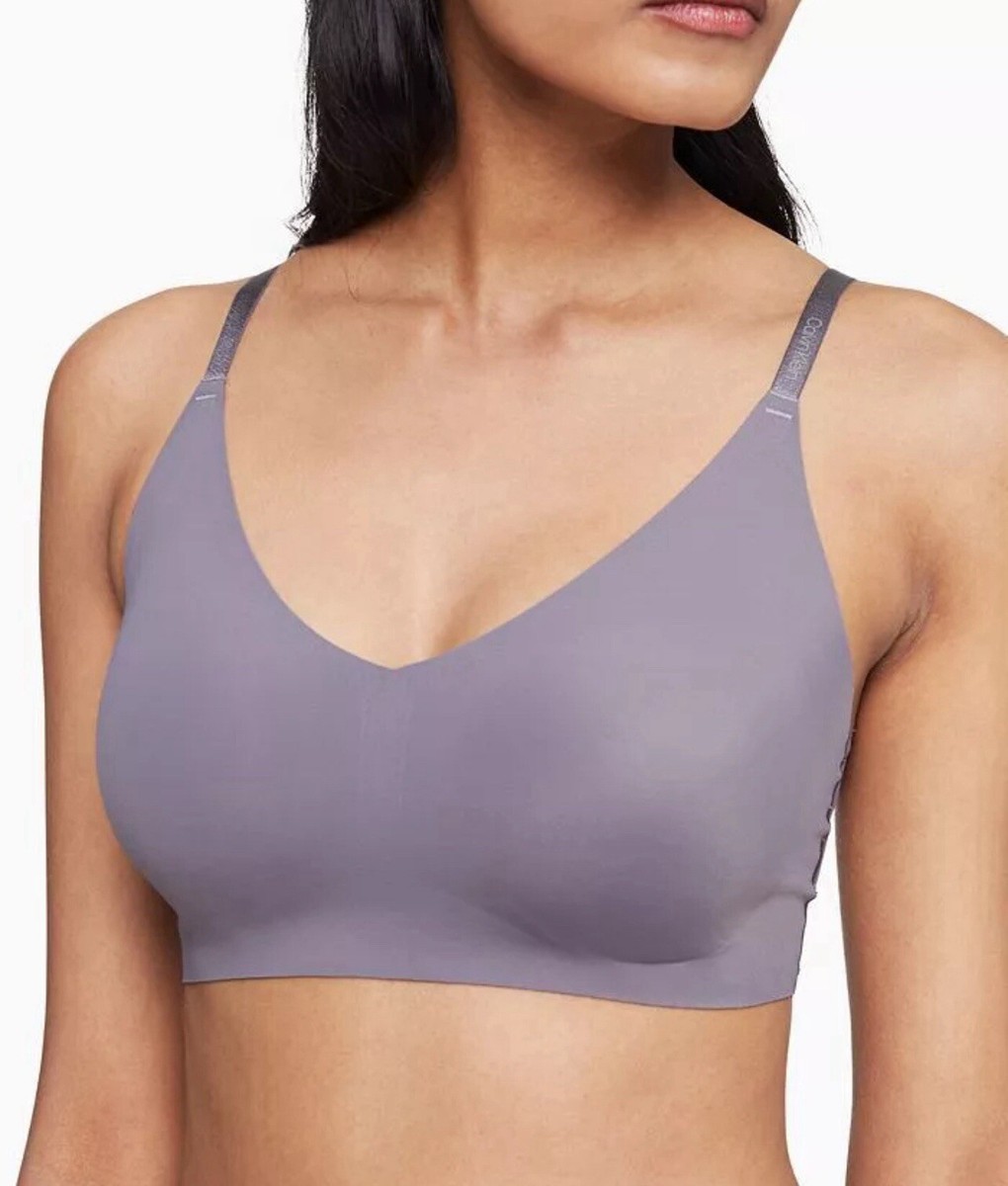 Calvin Klein Women's Invisibles Comfort Lightly Lined Triangle