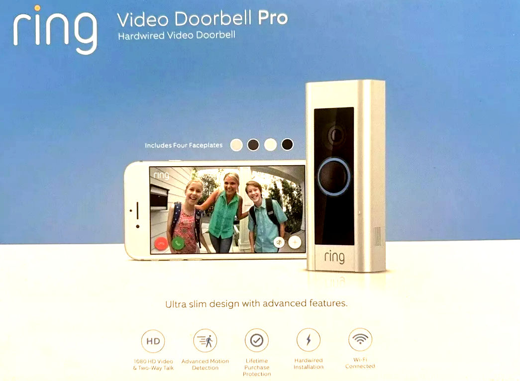 Ring Doorbell Pro Hardwired Video Doorbell Brand New in Box-image