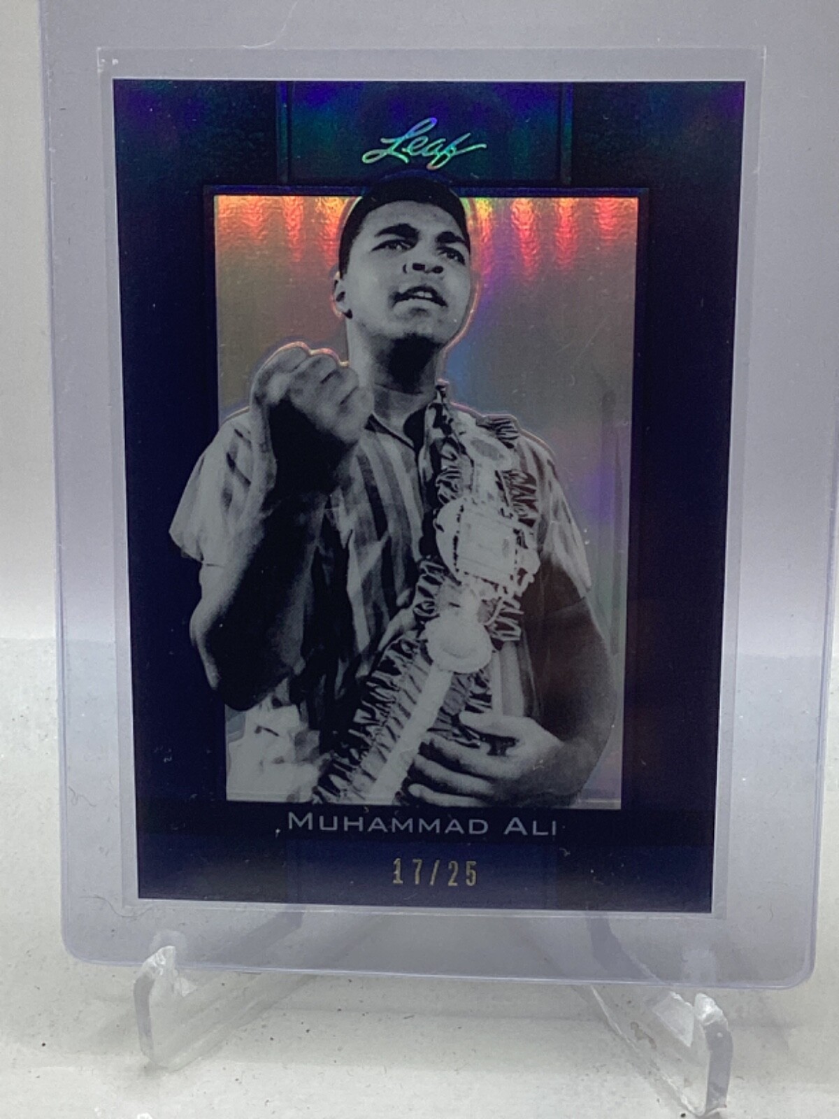 2011 Leaf Metal Ali - Muhammad Ali #69 Blue Prismatic /25 for sale ...