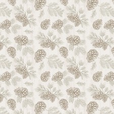 Wildlife Trail By Wilmington Prints - Cream Pine Cones 82661-227