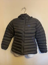 Himaly Women’s First Edition White Goose Down Jacket Gray Color With Hood Size S