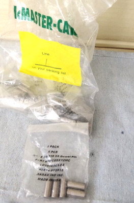 5/16 X 3/4'' DOWEL PINS - 5 PIECES - USA MADE   - DPC05X12MC