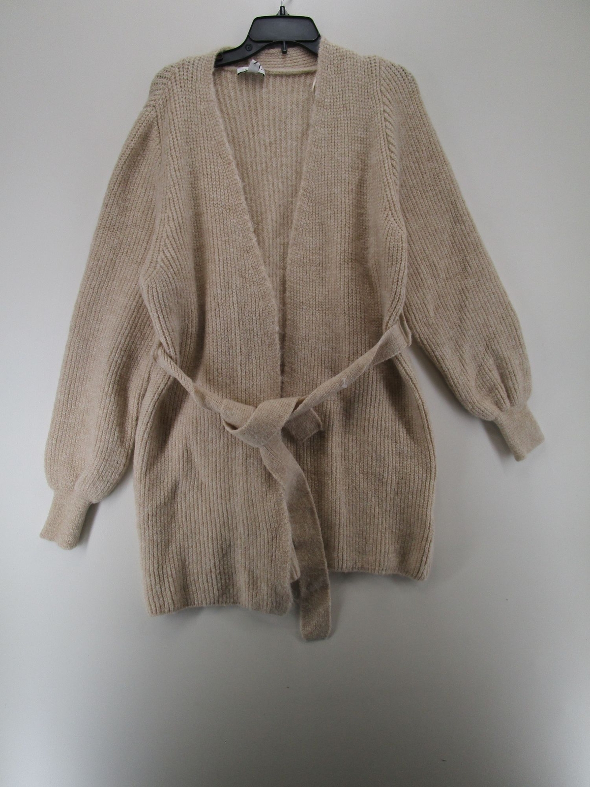 Front Belted Cardigan Oatmeal | eBay