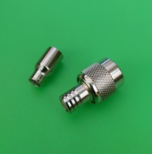  2 PACKS TNC Male Crimp-On Connector for RG58/U Cable - USA Seller