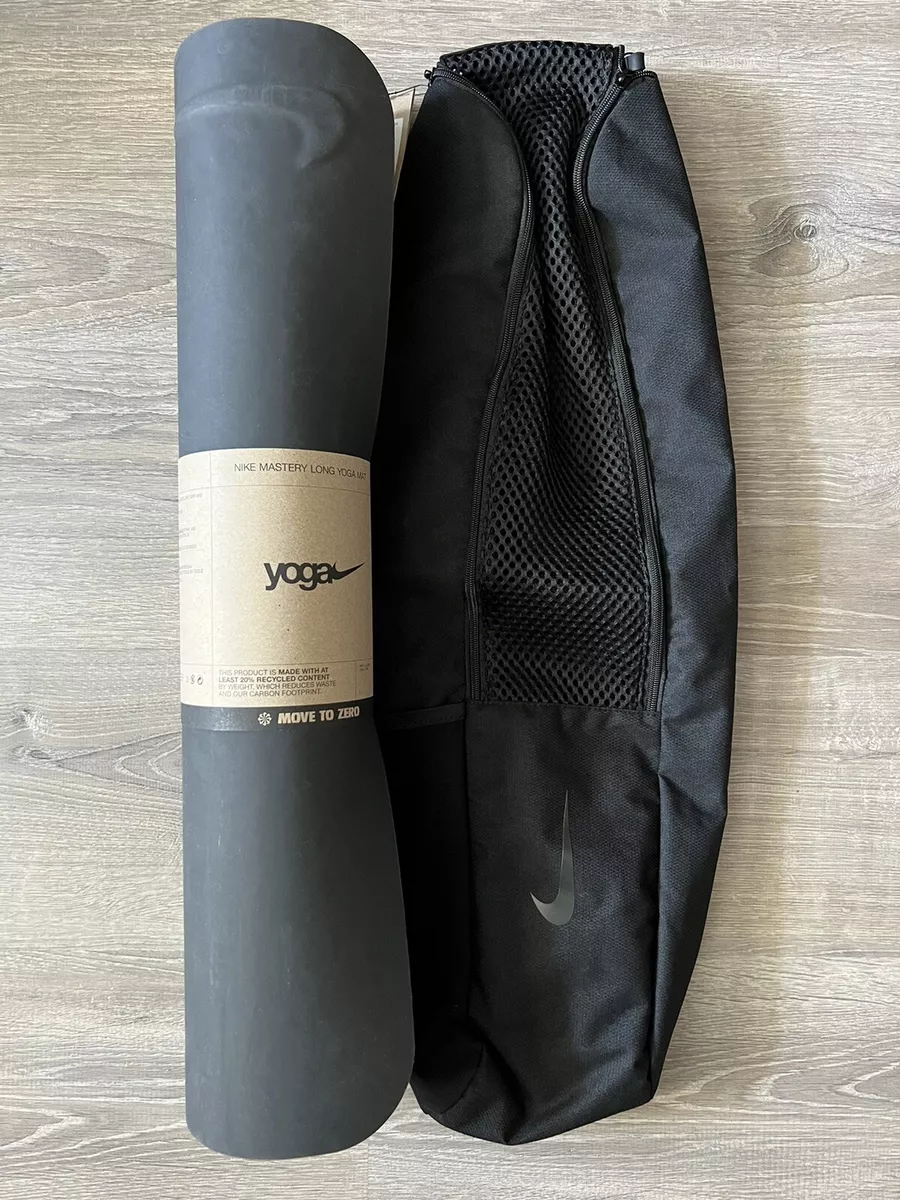 Nike Mastery Yoga Mat + Bag set 27x79 (5mm Thick) N1002472-001 DN3700-010  Black