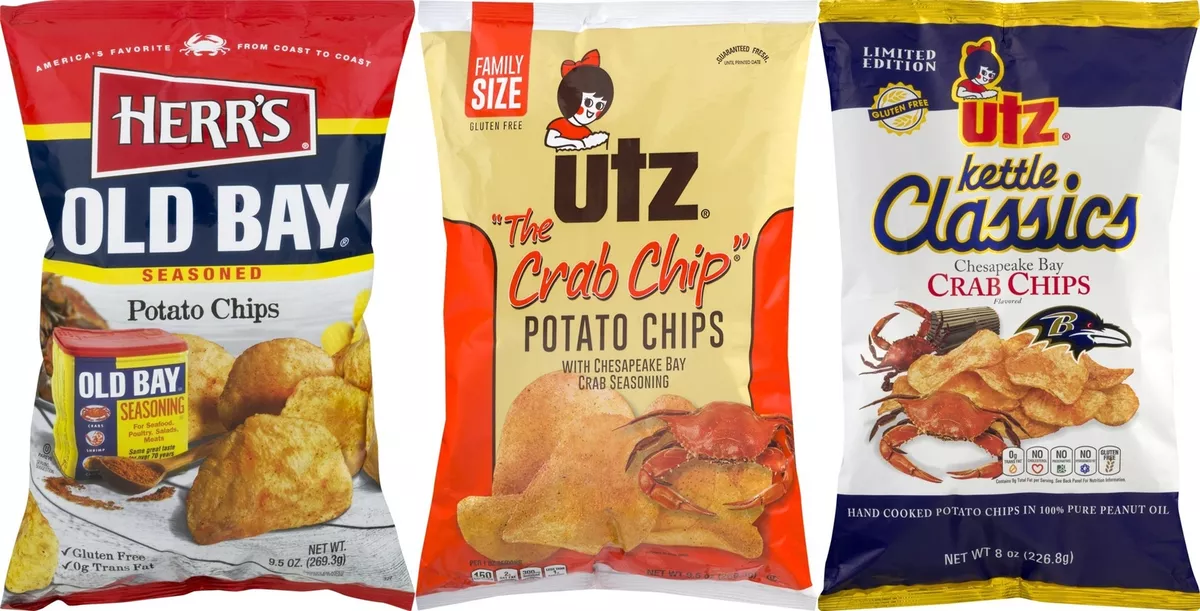 Herr s Old Bay Chips Utz Crab Chips Utz Kettle Classic Crab
