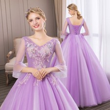 Noble Evening Formal Party Ball Gown Prom Bridesmaid Host Tutu Dress QYHS224