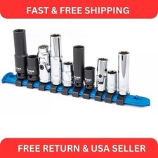 Titan 68660 10-Piece 1/4-Inch and 3/8-Inch Drive 10mm Socket Set