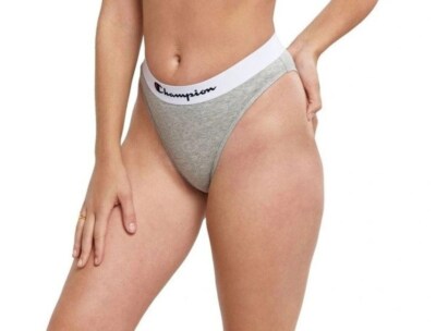 Champion Bikini Slip Schlüpfer | Größe M | Baumwolle Unterwäsche Hi Cut High Waist