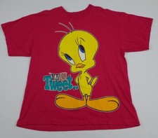 Vintage 90s 1996 Looney Tunes Tweety Spoiled T Shirt Huge Print Front Back USA