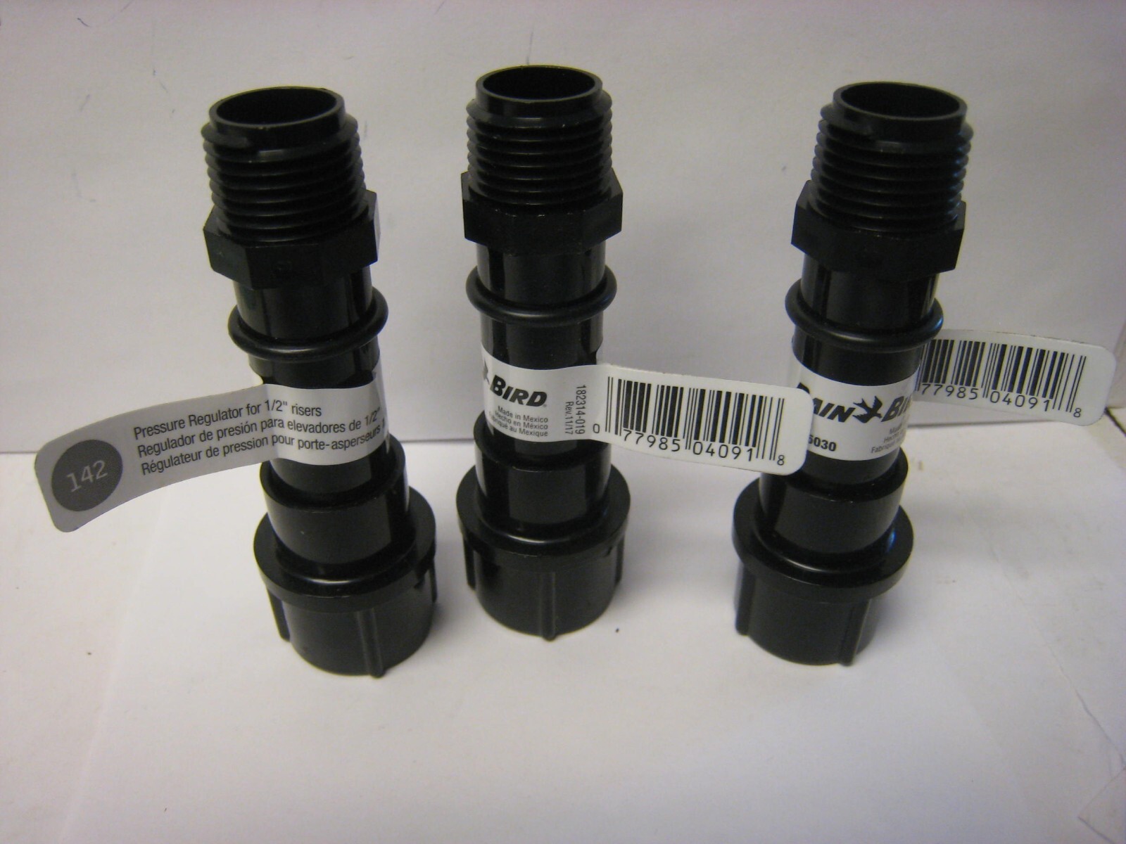 Qty 3 Rain Bird Retrofit PRS Riser Pressure Regulator 1/2