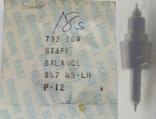 Elgin pocket Watch 18s 792 857 NSLH balance staff 723 pivot 12